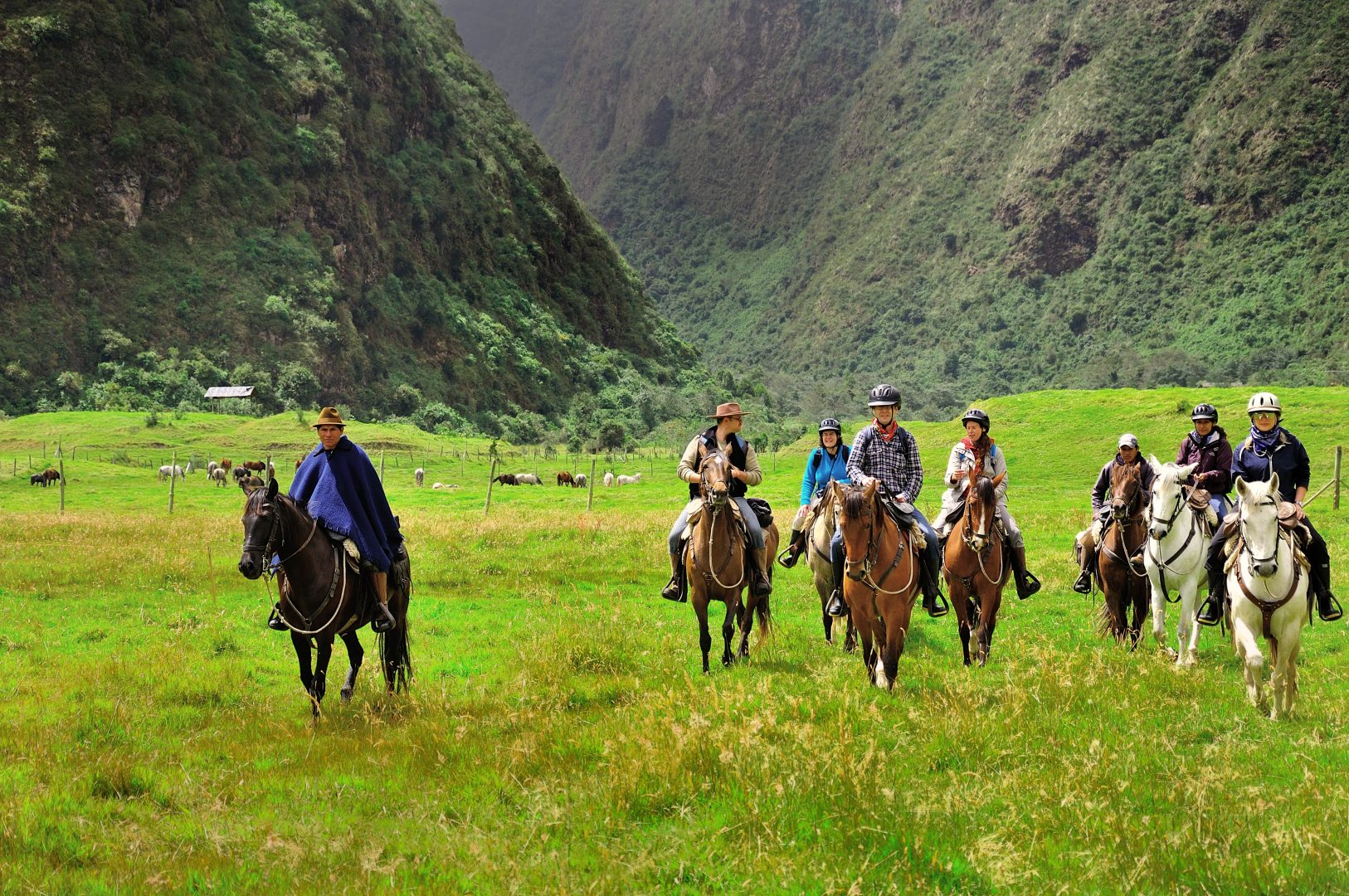 Horseback riding at the unmatched Hacienda Zuleta
