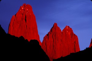 Red Towers, Torres del Paine National Park, Chilean Patagonia