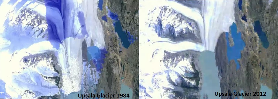 Upsala Glacier 1984 2012