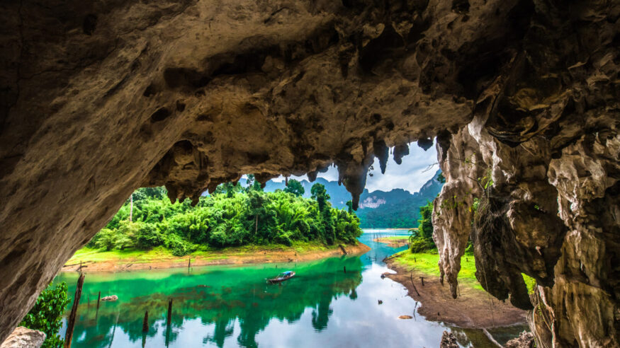 Explore caves, jungles, and waterways in Thailand's majestic Khao Sok NP