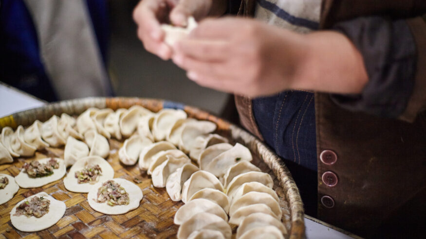 Traditional Nepalese momos